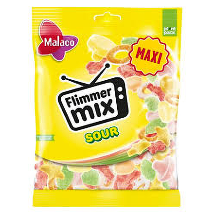 Malaco Flimmer Mix Sour 325 g