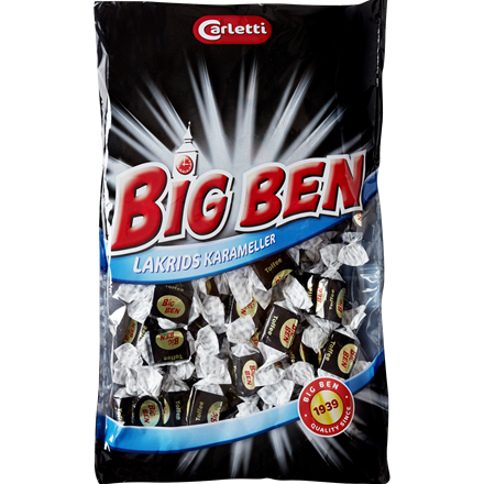 Carletti Big Ben Lakrids 400 g