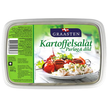 Graasten Kartoffelsalat med Purløg og Dild 800g