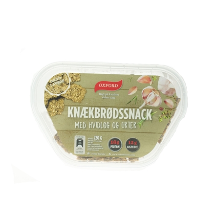 Oxford Knækbrød Bites, Hvidløg/urter 220 g