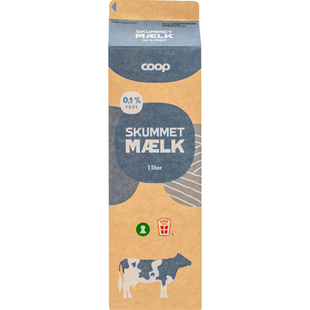Coop Skummetmælk 1 l