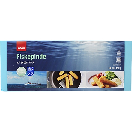 Coop Fiskepinde 450 g