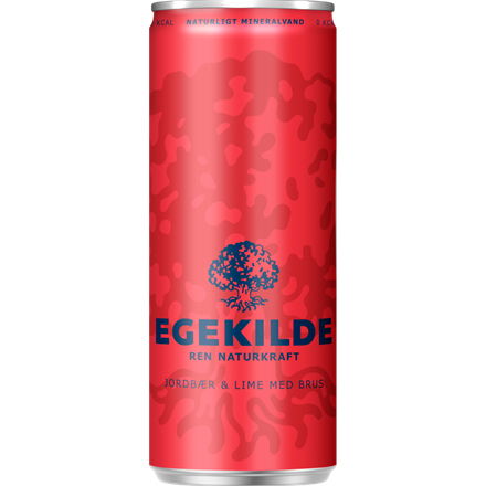 Egekilde Jordbær & Lime 24x0,33 l