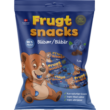 Nordthy MyBite Frugtsnacks Blåbær 100g
