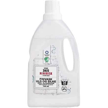 365 Minirisk Flydende Finvask Uld og Silke 750 ml