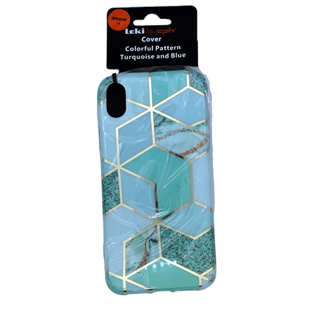 Colorful Pattern Turqoise and Blue XR