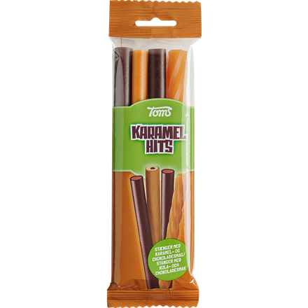 Toms Go'e Stænger Karamel Hits 100 g