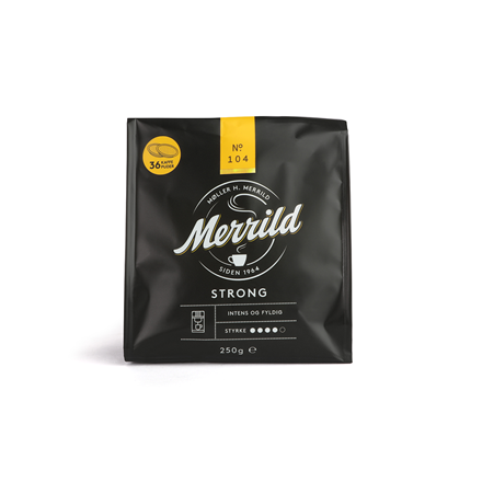 Merrild Strong 36 Pads 250 g