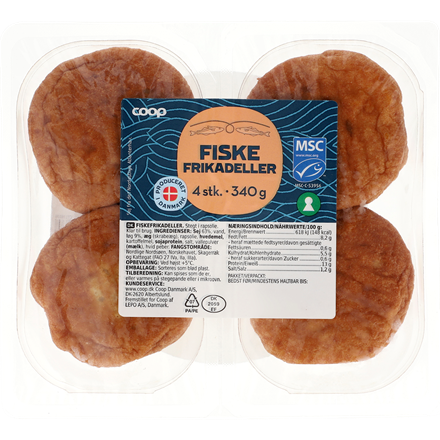 Coop Fiskefrikadeller 340 g
