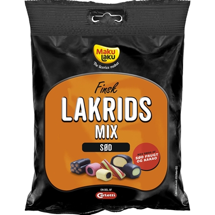 Carletti Finsk Lakrids Mix Sød 170g