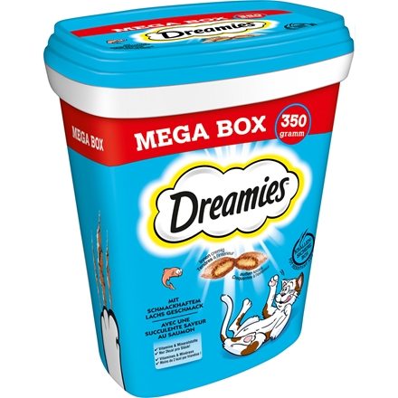 Dreamies Mega Box med Laks 350 g