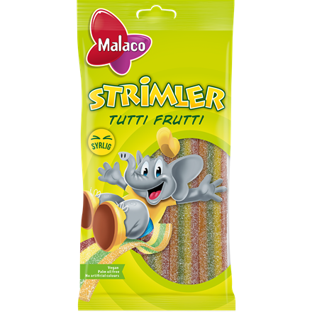 Malaco Strimler Tutti Frutti 80g