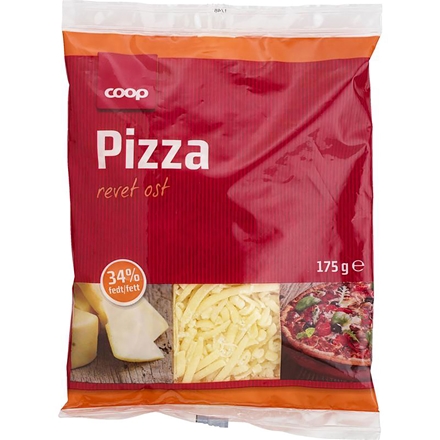 Coop Revet Pizzaost 175g