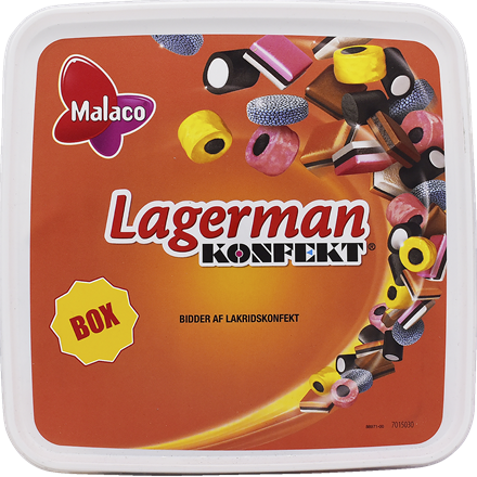 Malaco Lagerman Konfekt 2 kg