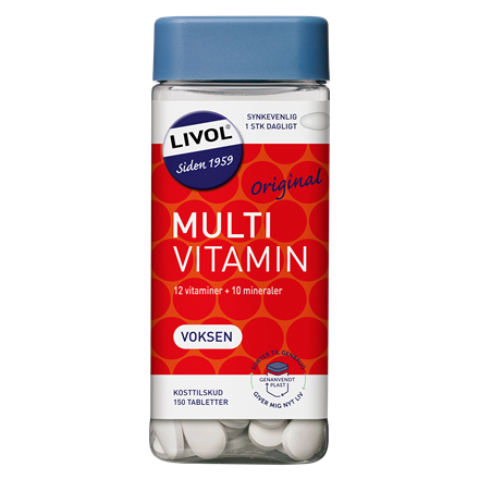 Livol Multivitamin Voksen 150 Stk 