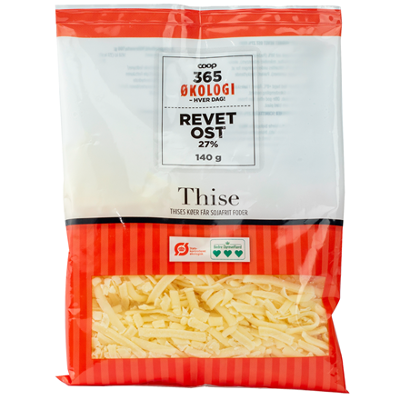 365 Økologi Revet Ost 140 g