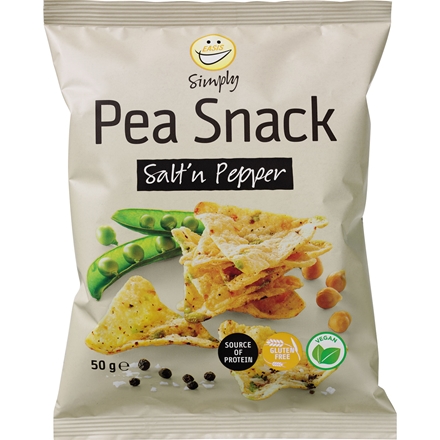 EASIS Simply Pea Snack Med Salt'n Pepper 50 g