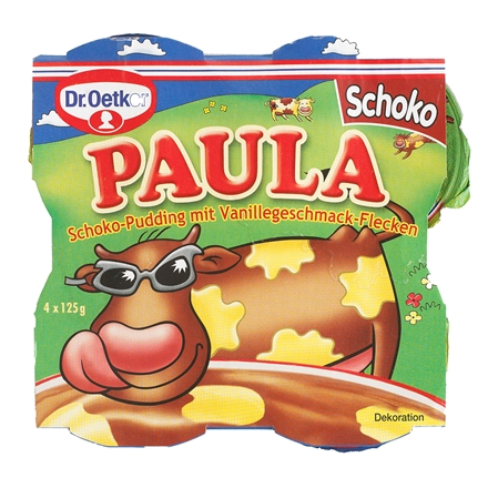 Paula Choko-/Vaniljedessert 4x125 g