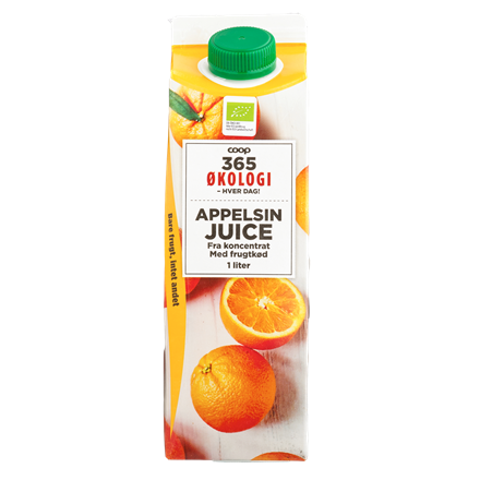 365 Økologi Appelsin Juice 1l