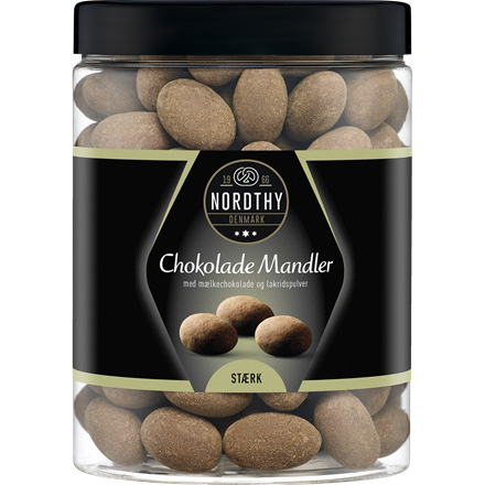 Nordthy Mandler med Mælkechokolade Stærk 550g
