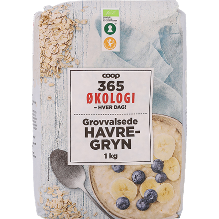 365 Økologi Havregryn, Grove 1 kg