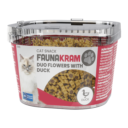 Faunakram Cat Snack Flower Duck 100 g