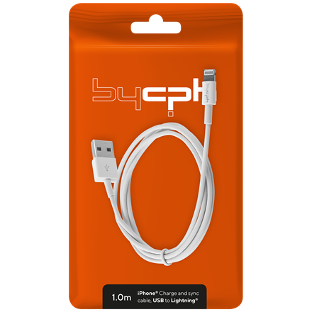 Leki bycph Cable USB to Lightning 1,0 m Kabel