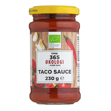 365 Økologi Taco Sauce 230 g
