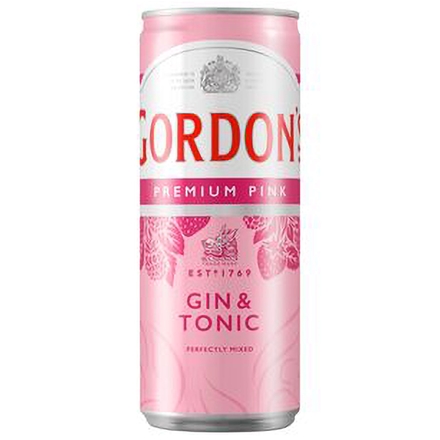 Gordon's Pink Gin & Tonic 10% 0,25 l + pant