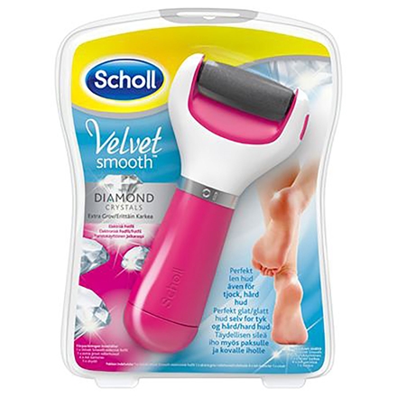 Scholl Velvet Smooth Diamind Pink Elektronisk Fodfil