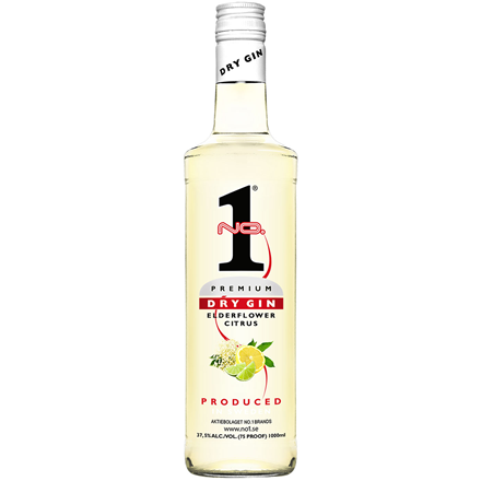No. 1 Premium Dry Gin Elderflower/Citrus 37,5% 1 l