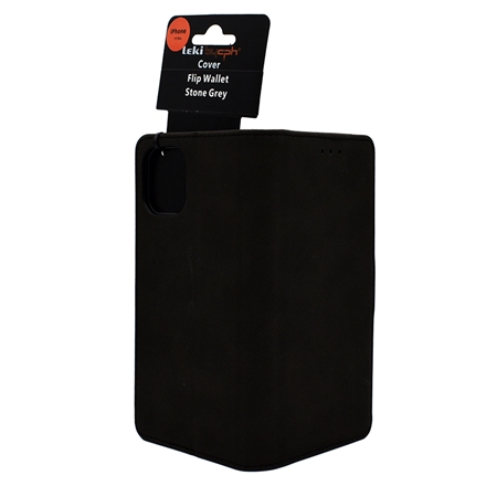 Leki bycph Cover - iPhone 6/7/8/SE 2G/SE 3G Flip Wallet Stone Grey