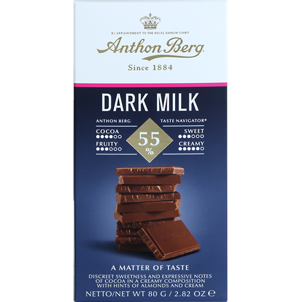 Anthon Berg Dark Milk 55% 80 g