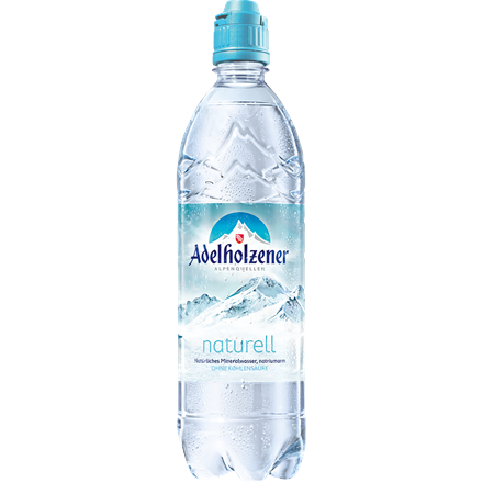 Adelholzener MineralwasserNaturell Sportslook PET 0,75 l + pant