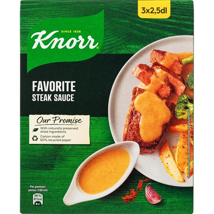 Knorr Sauce Steak 3x34 g