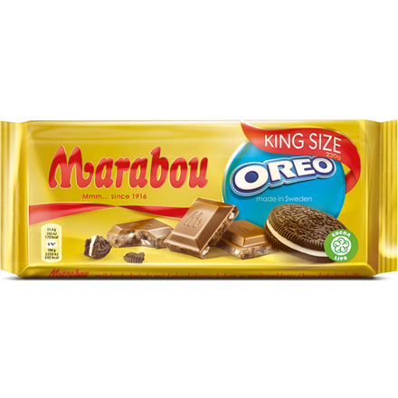 Marabou Oreo Tablet 220g- Max 5 herefter 21,99 pr. Stk.
