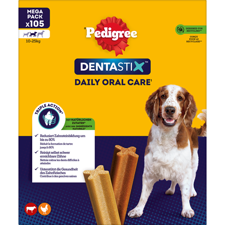 Pedigree Denta Stix for mellem store hunde 105-pak