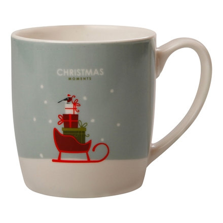 Krus lyseblå/Rød Christmas Moments