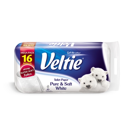 Veltie Toiletpapir 16 rl