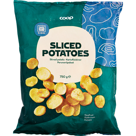 Coop Kartoffelskiver 750 g