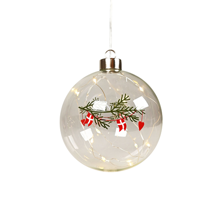 Jule Ornament Glaskugle 