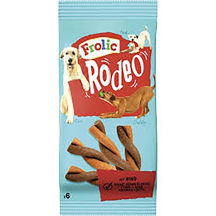 Frolic Rodeo med oksekød 6-pak 105 g