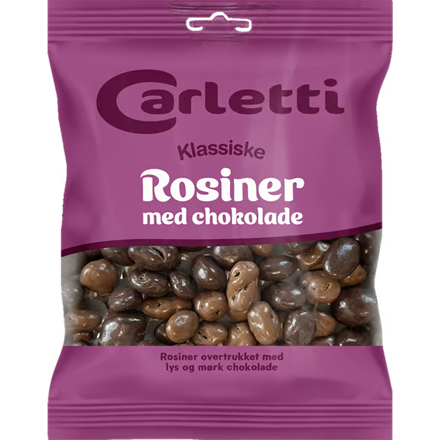Carletti Chokoladerosiner 140 g