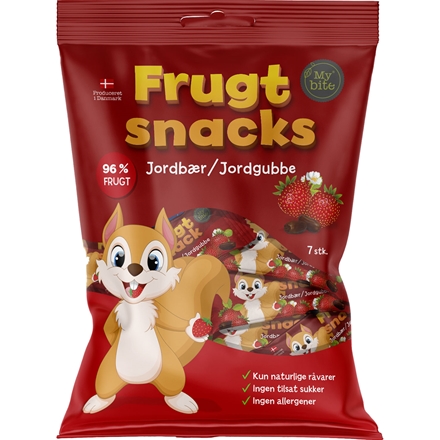 Nordthy MyBite Frugtsnacks Jordbær 100g