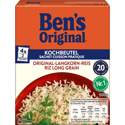 Ben's Original Langkorn Ris i Kogepose 20 min 500 g