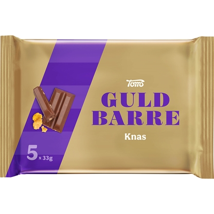 Toms Guld Barre Knas 5-pak 165 g
