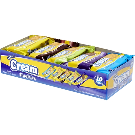 Mini Creme Cookies 10-pak 230gr