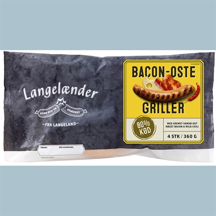 Langelænder Bacon Ostegriller 360g