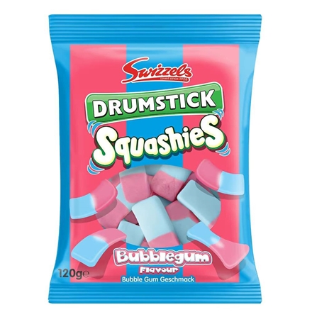 Swizzels Drumstick Squashies Bubblegum 120 g