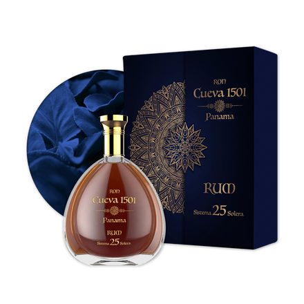 Ron Cueva 1501 25 YO Solera Panama 40% 0,7 l